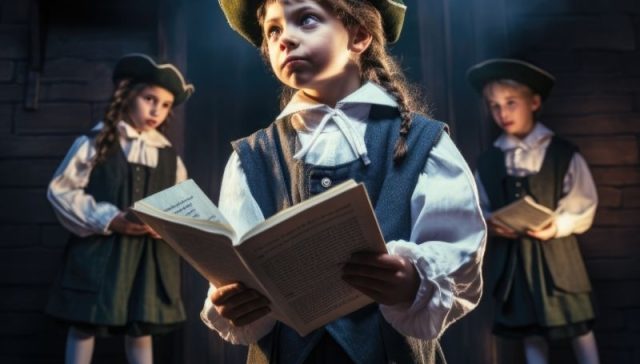 Metni Canlandırarak Oynayan Çocuk